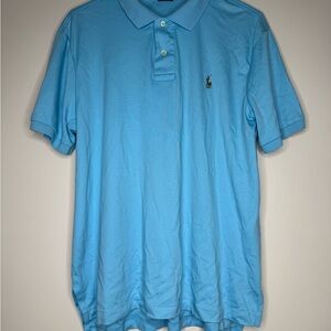 Polo by Ralph Lauren Men's Sky Blue Polo Shirt